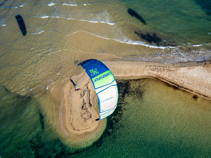 Penguin Island kitesurfing